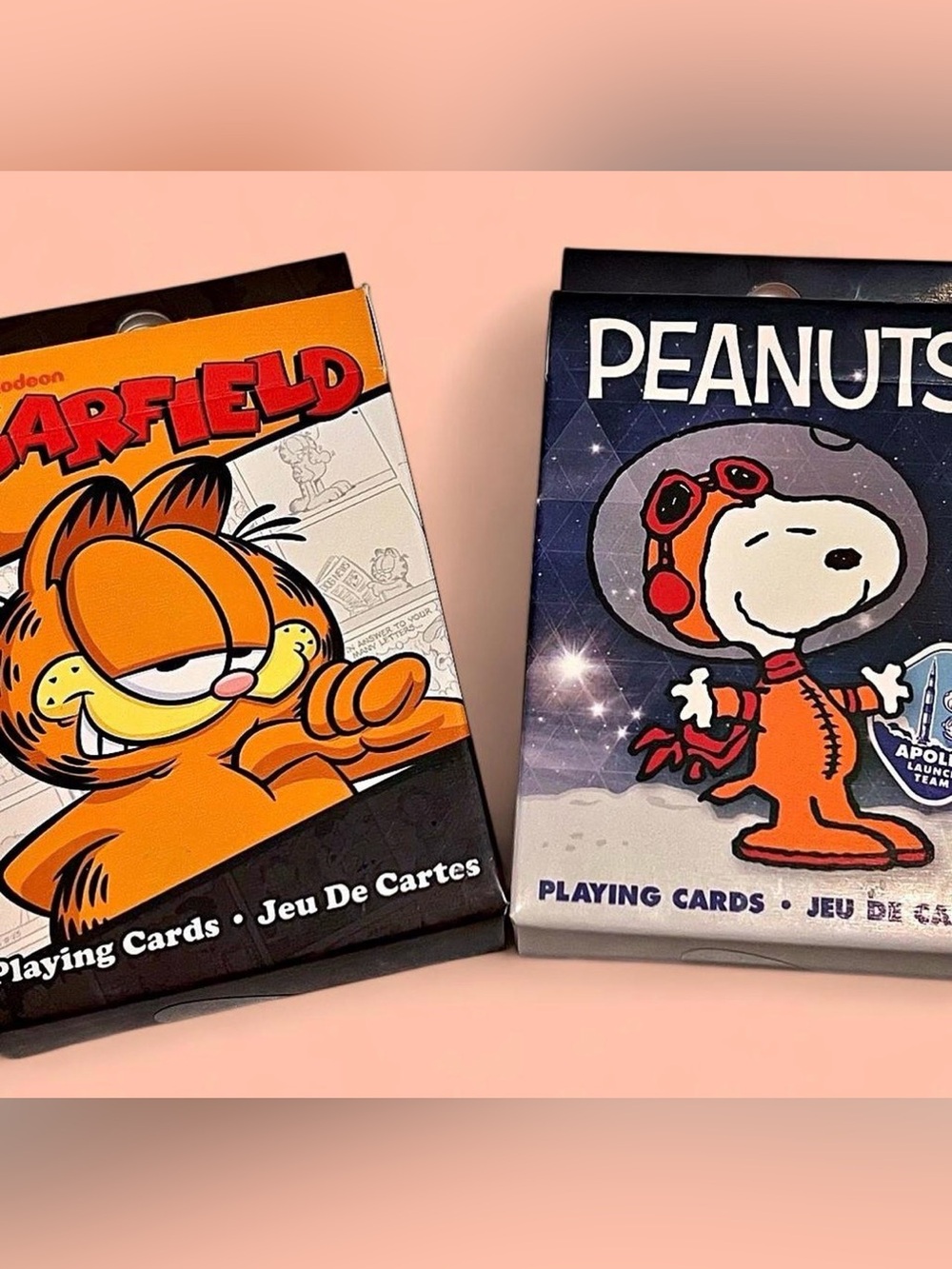New Nickelodeon Garfield & Peanuts Playing Cards -